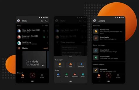 Dark Mode in Office for Android